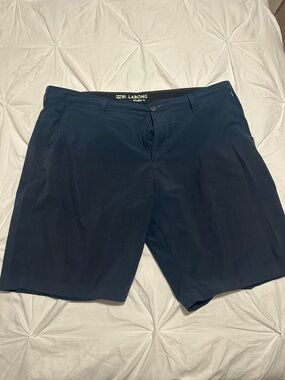 Billabong Men's Dark Blue Flat-Front Shorts